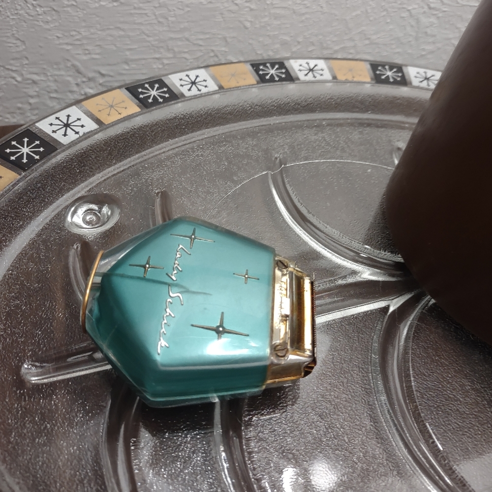 Teal Lady Schick Electric Starburst Pattern Razor - Picture 4 of 12